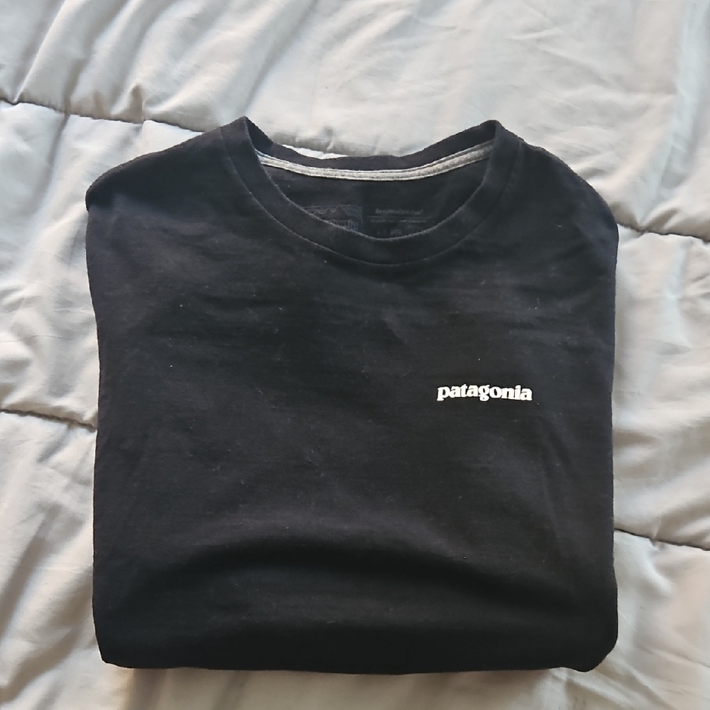 Patagonia Black Crew Neck Tee